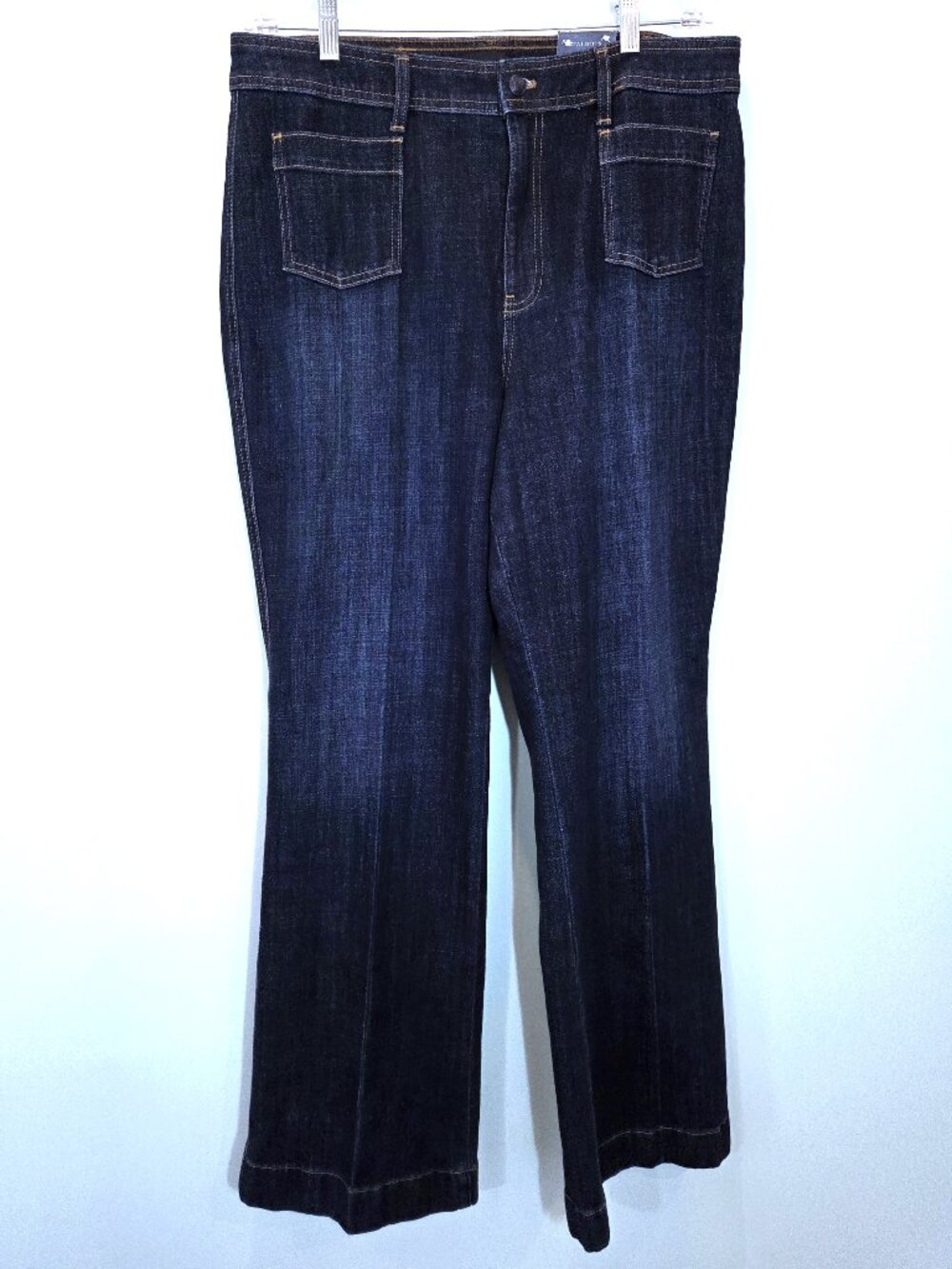 NWT Talbots Dark Wash Flare Jeans Size 16